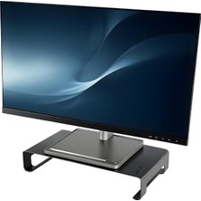 Zemira Prexua Riser Masaüstü Monitör Standı - Monitör Yükseltici (Siyah, Medium)