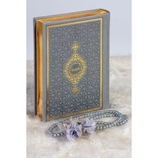 Zemira Termo Deri Ciltli Kuranı Kerim - Hafız Boy - Ahmet Hüsrev Hatlı - Tesbih Ayraç Hediyeli - Gri