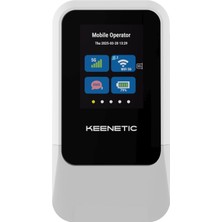 Zemira Keenetic Roamer 5g 6 Hotspot Taşınabilir 4000MAH 30 Cihaza Kadar 2,4 Inç LCD Ekran Nanosim Us