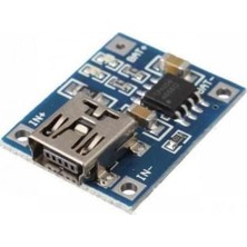 Zemira Sanec TP4056 1A Lipo Li-On Pil Devresi Mini USB