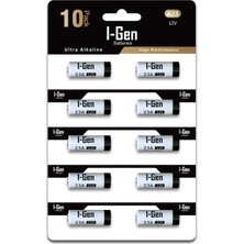 Zemira I-Gen 23A Pil 10'lu Paket 12V MN21 Pi̇l (A23 / 23A / V23GA / LRV08 / 8LR932)