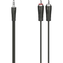 Zemira 3.5mm - 2rca, Stereo Siyah 1.5m
