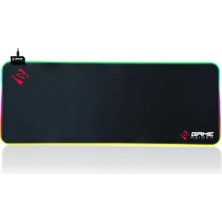 Zemira Gameraider Gen Xl Rgb LED Işıklı Mikrofiber Mouse Pad 80X30CM Siyah Kaydırmaz