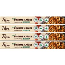 Zemira Doğal Fırın Pişirme Kağıdı 40 Yaprak (4X10), 37X42 cm Kesilmiş Yağlı Kağıt, Yapışmaz Pfas Free Fırı