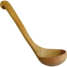 Zemira Promosyonca Ahşap Kepçe, Spatula, Kaşık Çeşitleri 5 Adet (Kepçe)