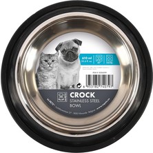 Zemira M-Pets Crock Paslanmaz Çelik Mama Kabı M