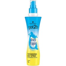 Zemira GOT2B Schwarzkopf Beach Rippin Deniz Tuzu Saç Spreyi, 200 ml 1234568568