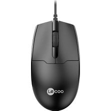 Zemira Lecoo MS101 USB Kablolu 1200DPI 3 Tuşlu Optik Mouse - Pc, Mac, Dizüstü Bilgisayar ile Uyumlu, Tak Ç