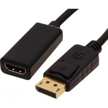 Zemira Display Port To Kablo -Display Erkek HDMI Dişi Kablo 1m