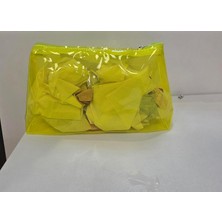 Zemira Şeffaf Makyaj Çantası, Neon Sarı, Pvc Fermuarlı, Kozmetik Düzenleyici, Seyahat Için