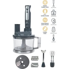 Zemira YH-1420 Mutfak Robotu – El Blenderı, Doğrayıcı, Rende Çırpıcı Seti