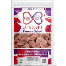 Zemira Freeze-Dried Hindi Yürek Atıştırmalık MAMA%100 Doğal Katkısız Ödül (1 Paket)
