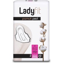 Zemira Ladyfit Pamuk 20'li Uzun Vegan Ped