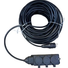 Zemira 3 Lü Kauçuk Seyyar Uzatma Kablosu 20 Metre 3x2.5 mm