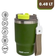 Zemira Rox Camping 0194 Pipetli Kahve Termosu 0.48 Lt - Yeşil
