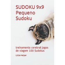 Zemira Sudoku 9x9 Pequeno Sudoku: Treinamento Cerebral Jogos De Viagem 100 Sudokus