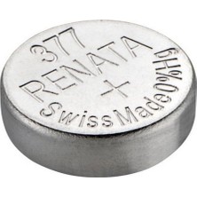 Zemira Renata Saat Pili Swiss Made 377 Veya SR626SW Or Ag4 1,5V (1 x 377 Veya Sr 626 Sw)