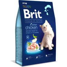 Zemira Brit By Nature Yavru Kediler Için, Tavuk Etli Kuru Mama, 8 kg