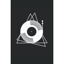 Zemira Disque Vinyle: Slops Music Turntable |notebook Din A5 6x9 Pouces |planificateur Journal Écrit Bookl