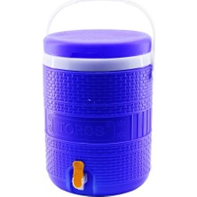 Plas Time Toros H-911 20LT BRKT-504217 Termos Yuvarlak Musluklu Mavi Plastik Taşıma Kulplu