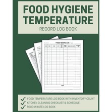 Zemira Independently Published Food Hygiene Temperature Record Log Book: Daily Temperature Log Sheet For H