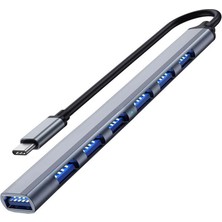 Zemira Vienon Hub 3.0, Alüminyum 7'si 1 Arada Dongle Usb, Pro, Imac, Pro, Chromeb