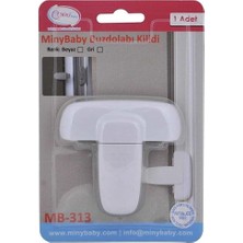 Zemira Miny Baby MB313BEYAZ Mandallı Buzdolabı Kilidi (Beyaz)