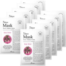 Zemira Ariul 7 Days Mask Tea Tree M - Çay Ağacı Özlü Karşıtı Arındırıcı Vegan Kağıt Maske