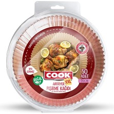 Zemira Cook Airfryer Pişirme Kağıdı, Xxl Boy, 20 Cm, 50 Adet