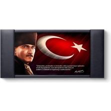 Zemira Tabloshop Atatürk Vektörel Makam Arkalığı Fonu 150 x 70