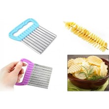Ozkr Store Pratik Kolay Patates Meyve ve Sebze Dilimleyici Doğrama Bıçağı