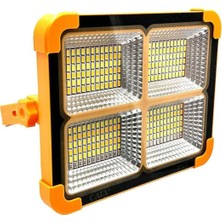 Zemira Güneş Solar Aydınlatma Cata CT4698 Projektör LED 200W 4 Modlu Işık Telefon Çaka