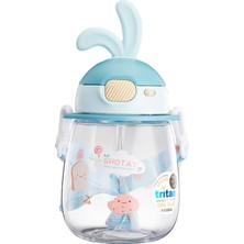 Zemira Shotay Rabbit Çocuk Pipetli Matara Tritan 600ML