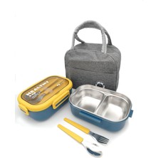 Zemira Valkyrie Isı Yalıtımlı Termal Çantalı Çelik Lunch Box – Bpa’sız, Sızdırmaz, Çok Bölmeli Yemek Kabı