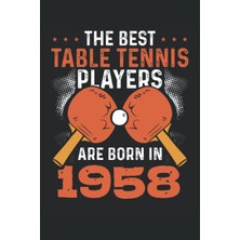 Zemira The Best Table Tennis Players 1958: Dot Grid Jounal Todo Exercise Book Or Diary 6" x 9" (15.24 x 22