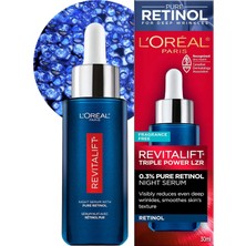 Zemira 'l'oreal Paris Revitalift Triple Power Lzr Retinol Gece Serumu Yüz Için,%0,3 Saf Retinol Içeren, Ci