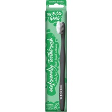 Zemira Bitki Bazlı Çevre Dostu Bambu Fırçası Beyaz Adult Plant Based Sensitive White