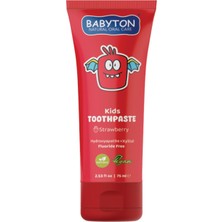 Zemira Doğal Çilekli Hidroksiapatit+Ksilitol Florürsüz Macunu 75 ml