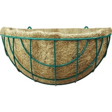 Zemira Gardener KKZ015 Koko Sepet Saksı Duvara Monte - 30 cm
