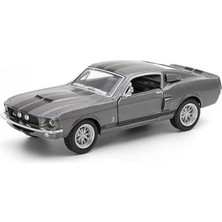 Zemira Oyuncak KT5372D Gri Çekbırak 1967 Shelby GT500 Gri