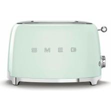 Zemira Smeg TSF01PGEU Ekmek Kızartma Makinesi 2x2, Pastel Yeşil