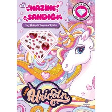 Doğan Çocuk Unicorn - Hazine Sandığı (Taç Hediyeli Boyama Kitabı)