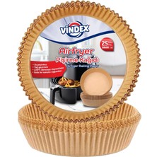 Zemira Vindex Airfryer Pişirme Kağıdı, (Airfryer Baking Paper) Fritöz Kağıdı Tek Kullanımlık, Yapışmaz, Ya