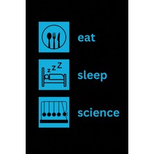 Zemira Independently Published Eat, Sleep, Science Journal (Physics)