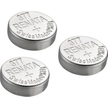 Zemira Renata Saat Pili Swiss Made 377 Veya SR626SW Or Ag4 1,5V (3 x 377 Veya Sr 626 Sw)