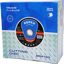Rodex SRM-180 Metal Kesici Disk For Metal 180X3X22MM Spral Taşı