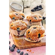 Zemira Takribi 200 Adet Orta Boy Beyaz Muffin Kek Kalıbı, Browine Kalıbı 50X30 Mm, Cupcake Kağıdı