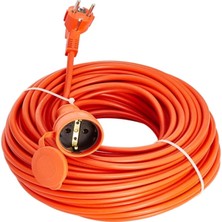 Zemira Bylion 20 Metre Seyyar Uzatma Kablosu 3x1.5 mm Turuncu Cca Kablo