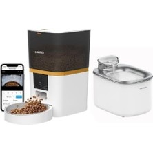 Zemira Haustier Qwf Kameralı Akıllı Beslenme Istasyonu, QQ005 Kameralı Akıllı Mama Kabı & WF007L
