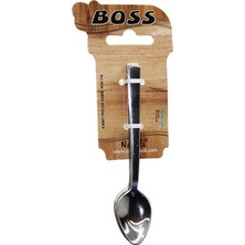 BOSS-718 Çubuk Sade Metal 2mm 6 Adet Çay Kaşık